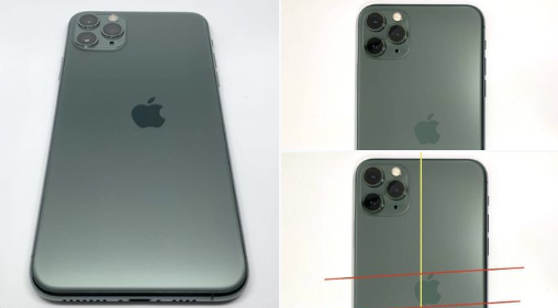 iPhone 11 Pro背面的苹果标志位置有瑕疵，售价为